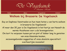 Tablet Screenshot of devogelsanck.be
